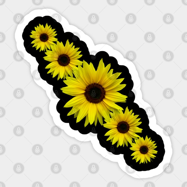 sunflowers, sunflower, bloom, flower, floral Sticker by rh_naturestyles